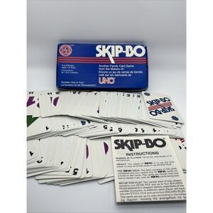 Vintage 1980s Skip-Bo Card Game Gay Distributing Canada International Games UNO
